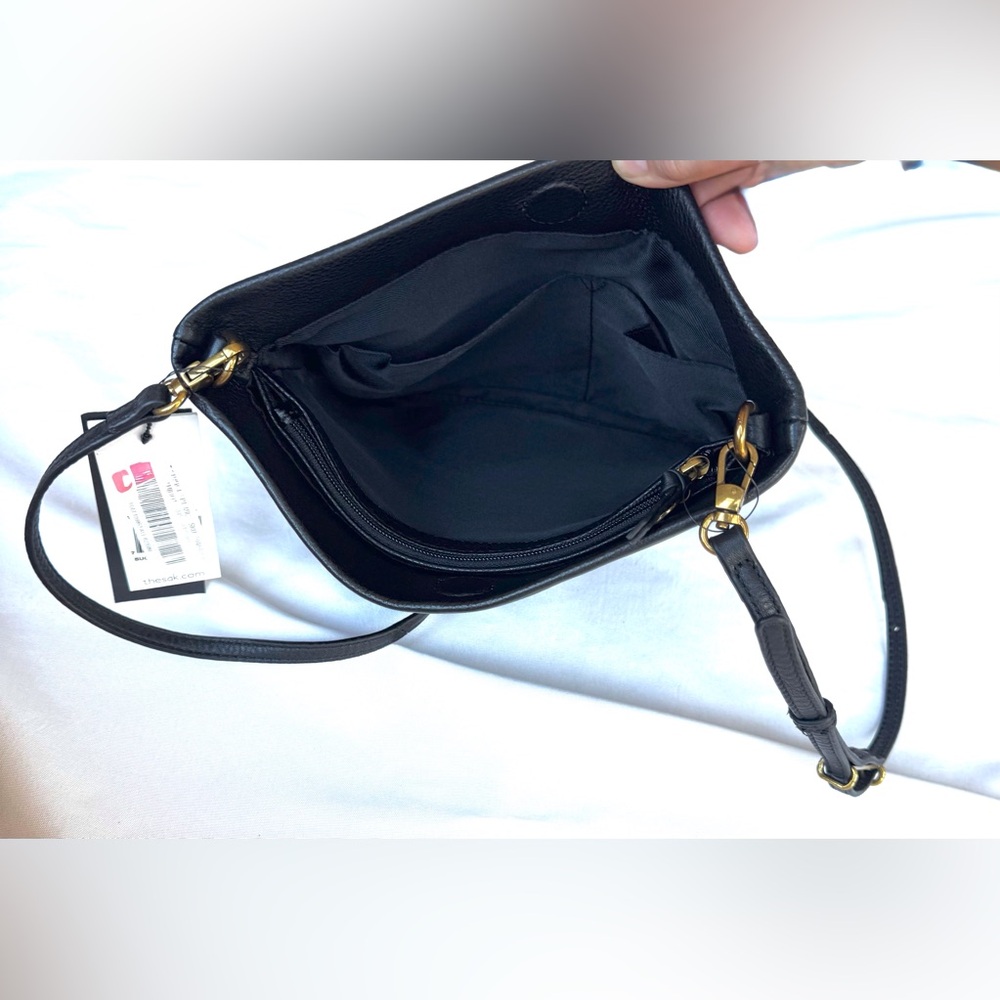NWT The Sak Tomboy Crossbody Bag w Detachable Adjustable Strap Midnight Black - Picture 4 of 12